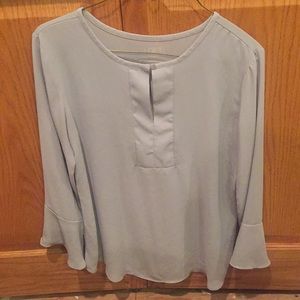 Light grey Loft blouse